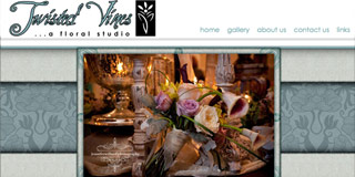 Twisted Vines A Floral Studio - Website Design